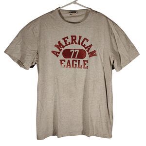 American Eagle vintage vault tshirt mens M Medium gray graphic tee single stitch